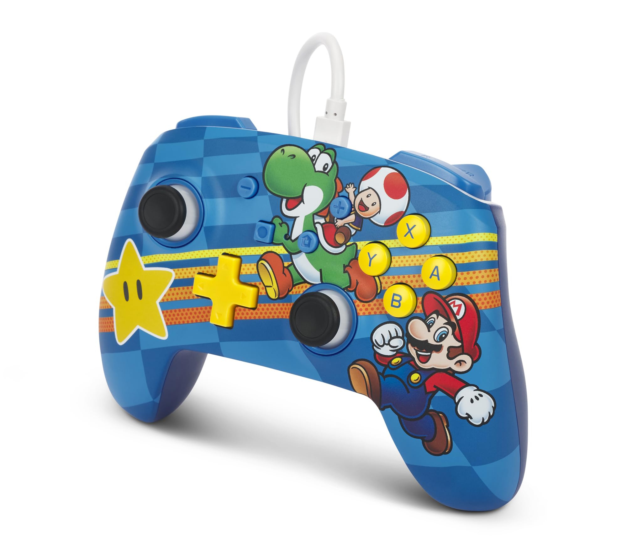 Mando Nintendo Switch Powera Con Cable Mejorado Mushroom Kingdom Frien DS Mando Nintendo Switch Powera Con Cable Mejorado Mushroom Kingdom Frien DS